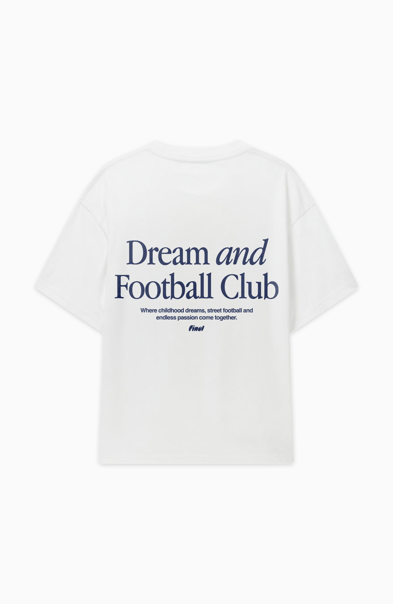 DREAM AND FOOTBALL CLUB OVERSIZED SHIRT