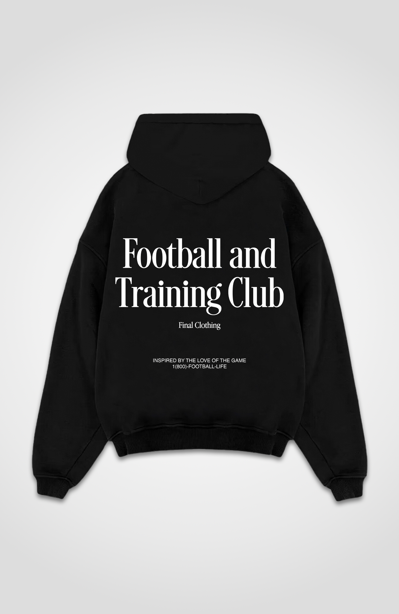 FOOTBALL AND TRAINING CLUB OVERSIZED HOODIE