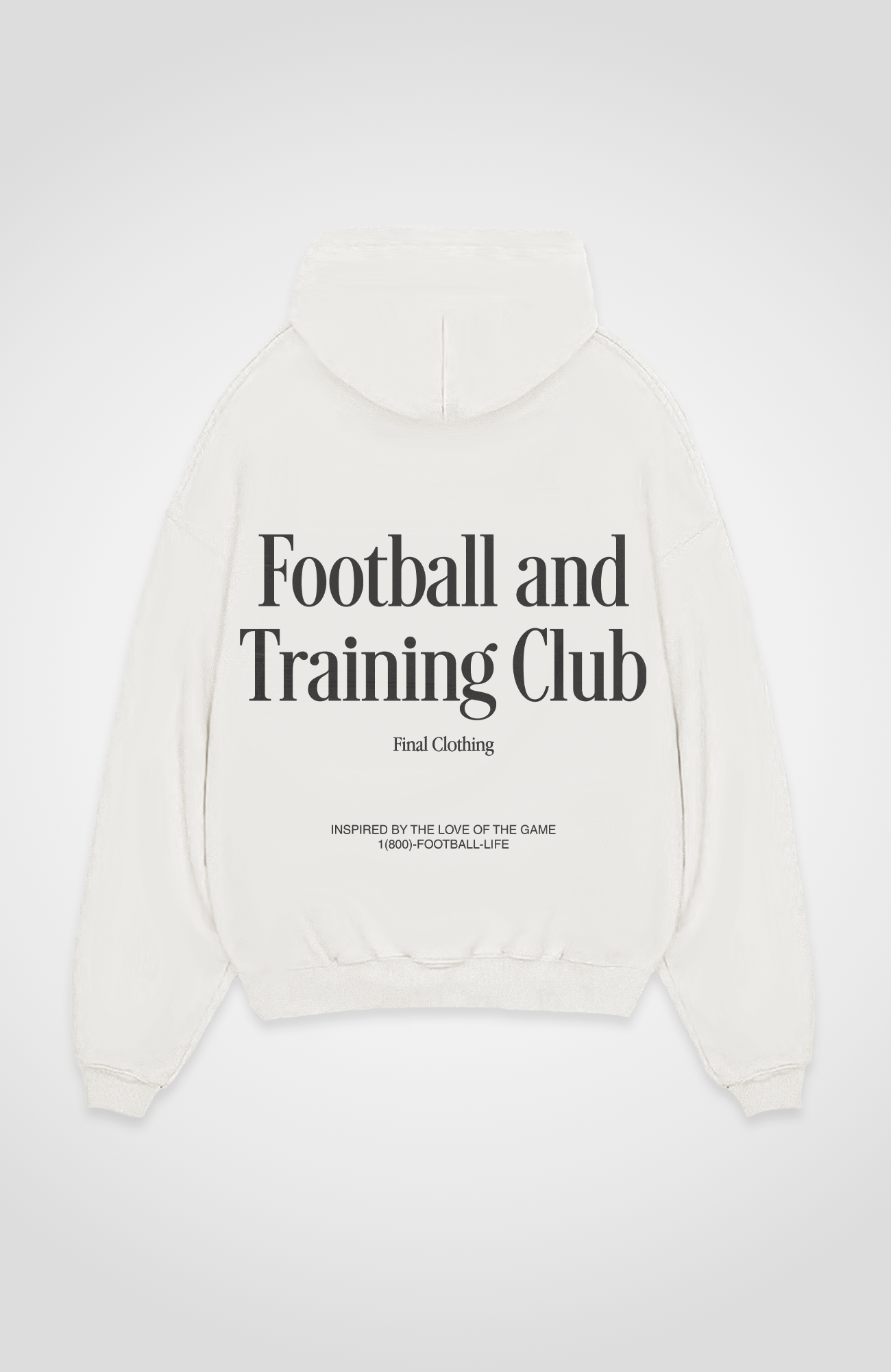FOOTBALL AND TRAINING CLUB OVERSIZED HOODIE