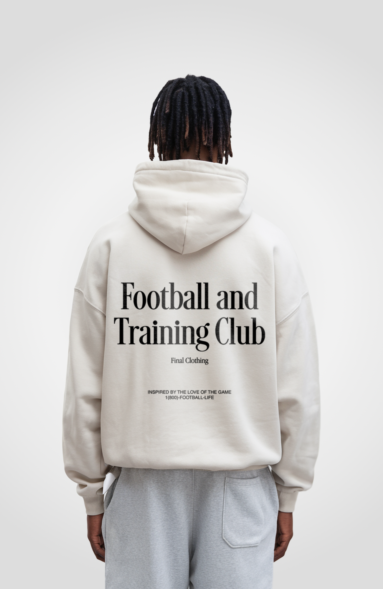 FOOTBALL AND TRAINING CLUB OVERSIZED HOODIE