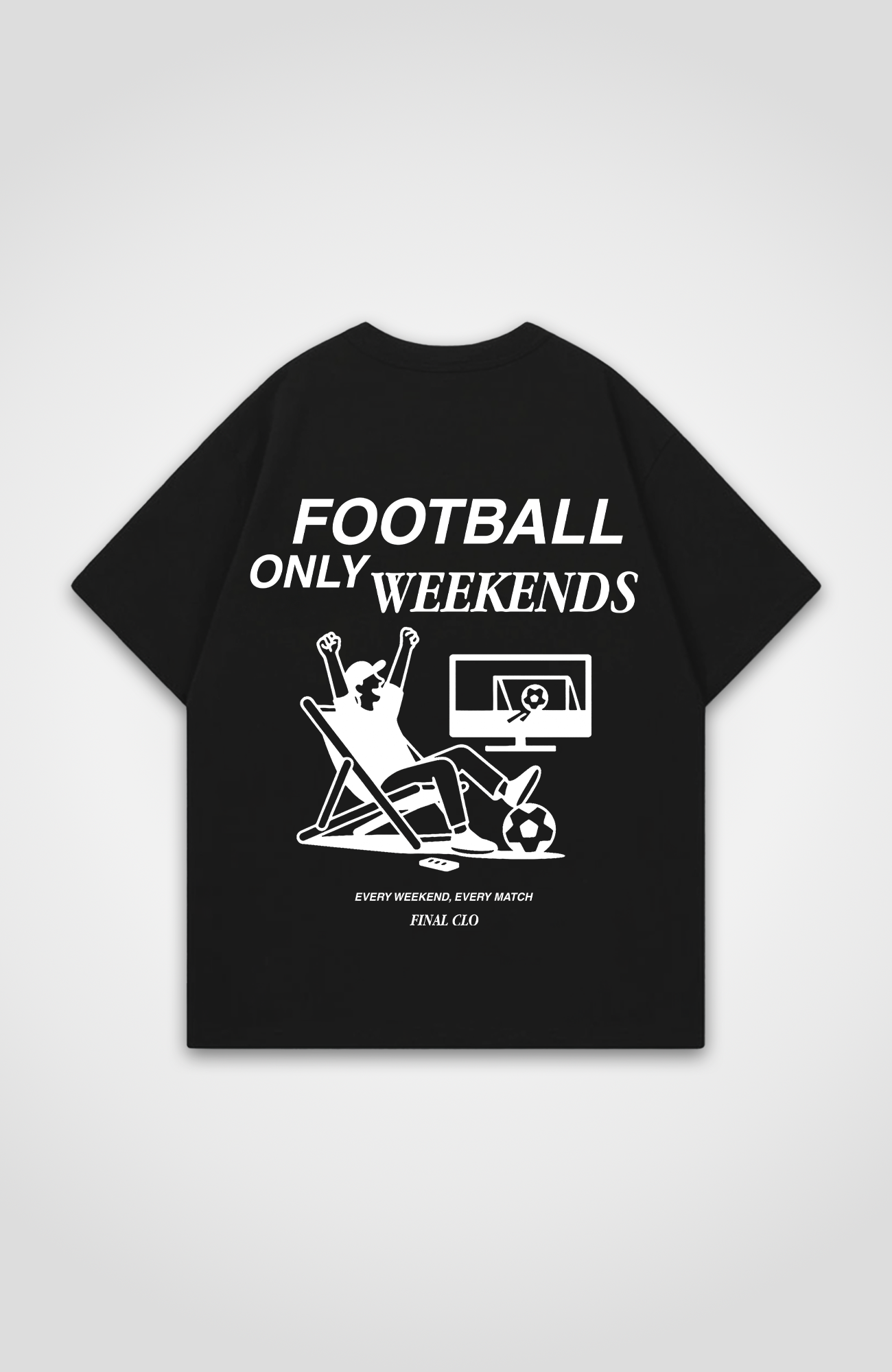 FOOTBALL WEEKENDS OVERSIZED SHIRT