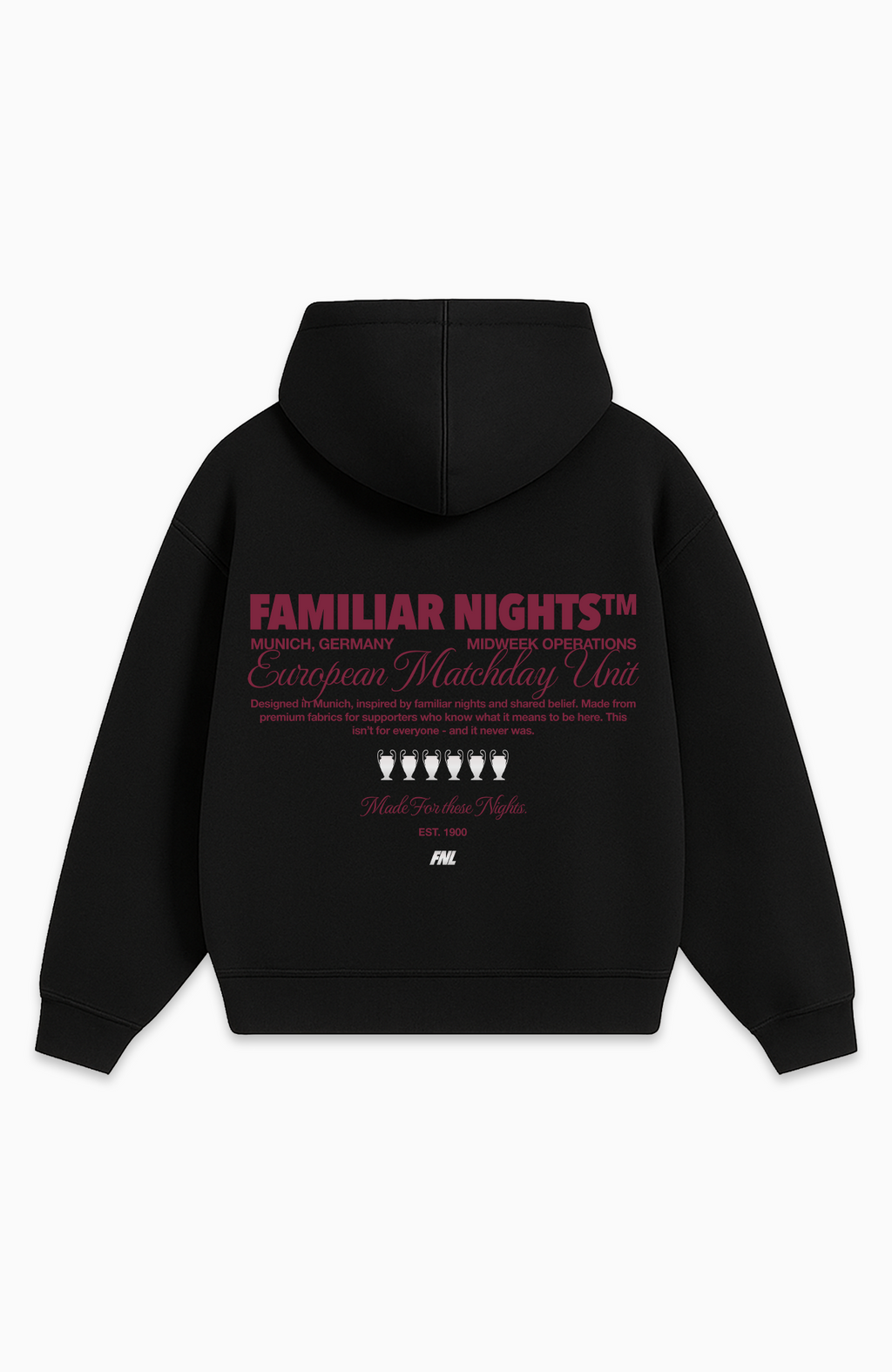 FAMILIAR NIGHTS OVERSIZED HOODIE