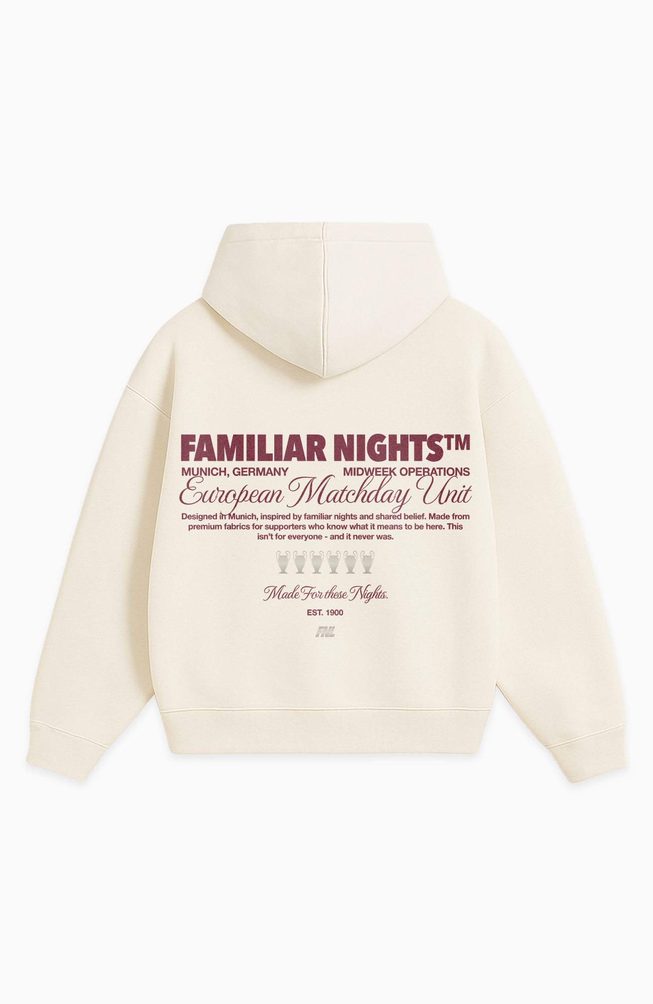 FAMILIAR NIGHTS OVERSIZED HOODIE