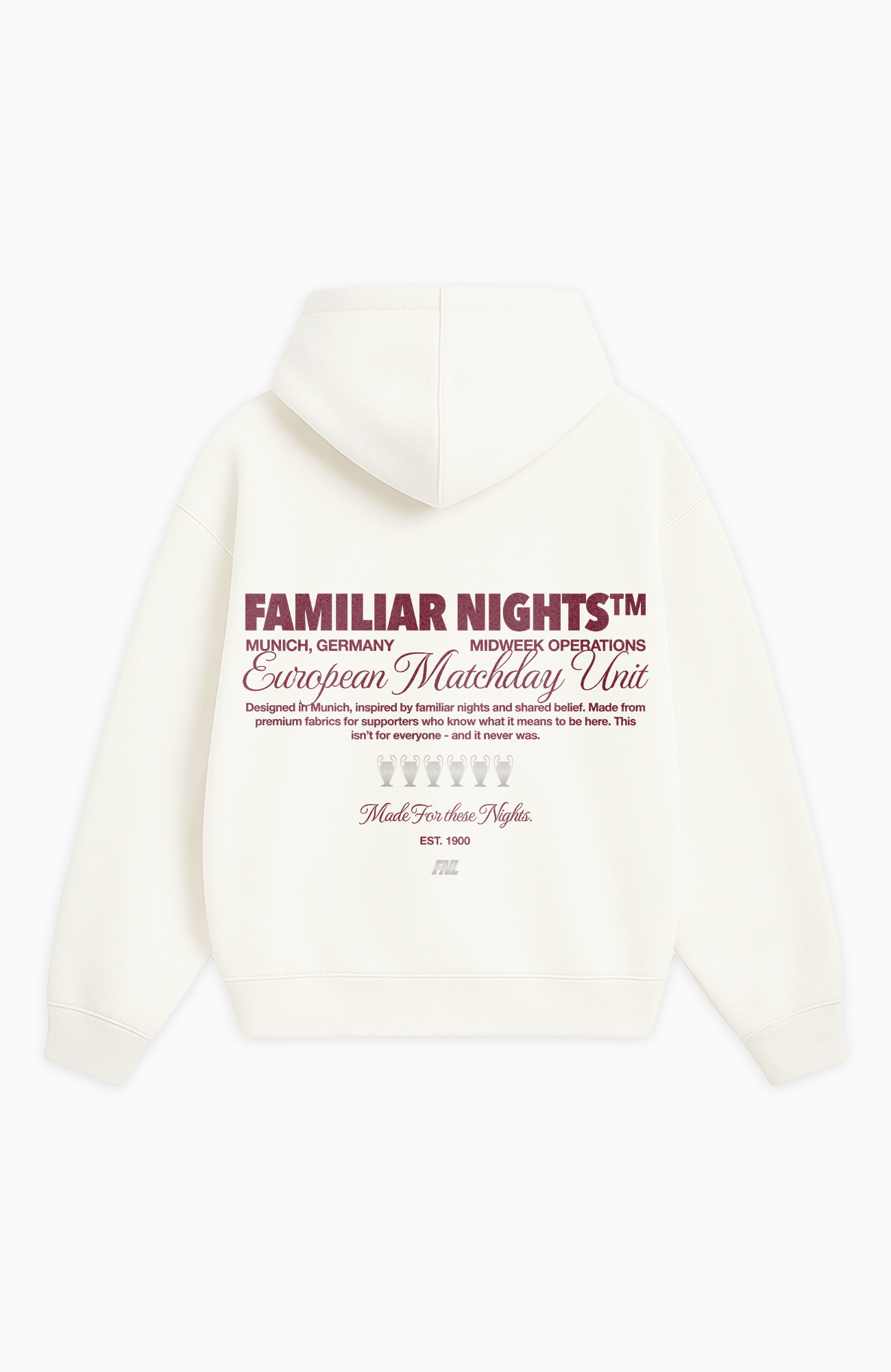 FAMILIAR NIGHTS OVERSIZED HOODIE