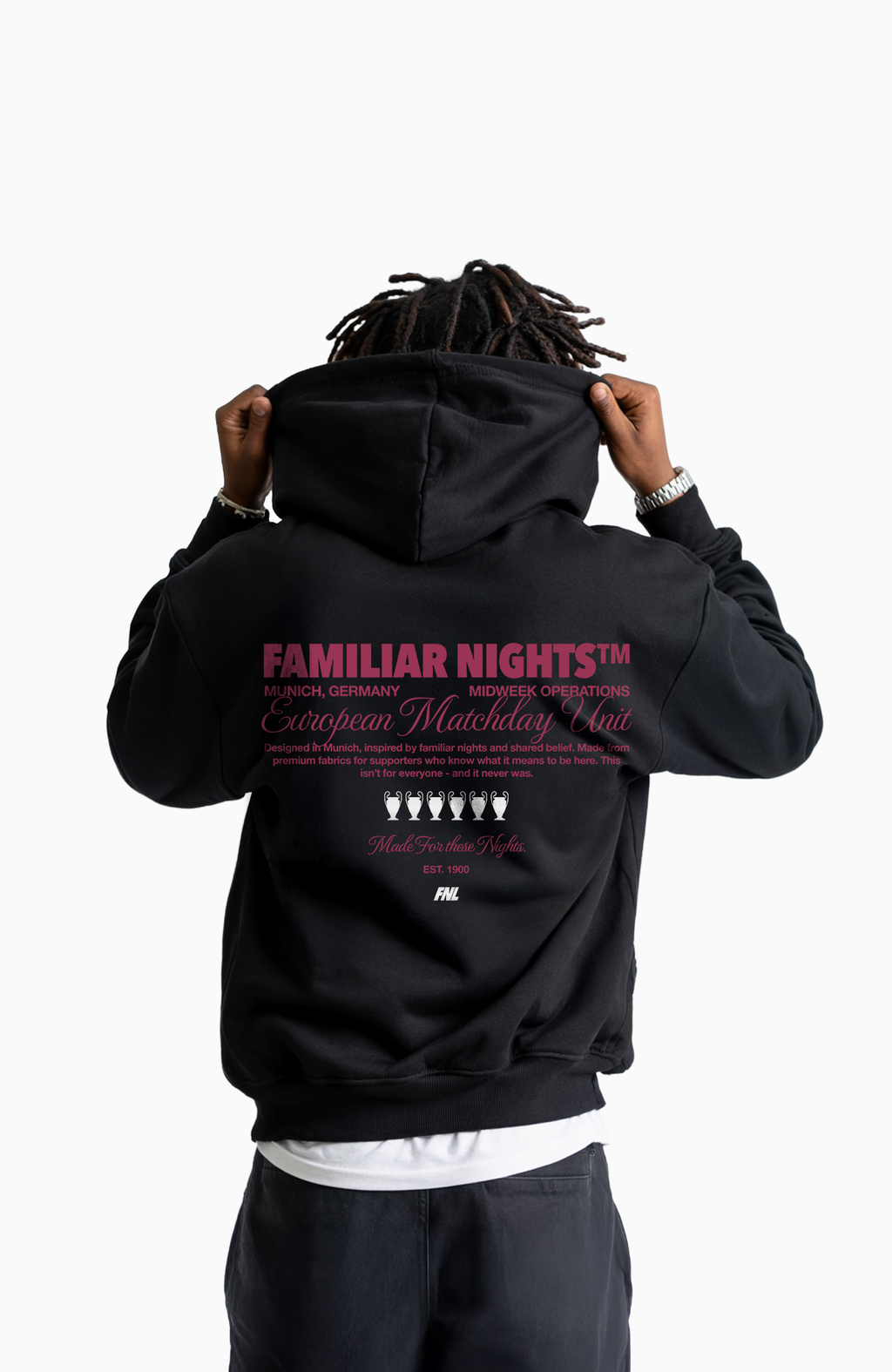 FAMILIAR NIGHTS OVERSIZED HOODIE