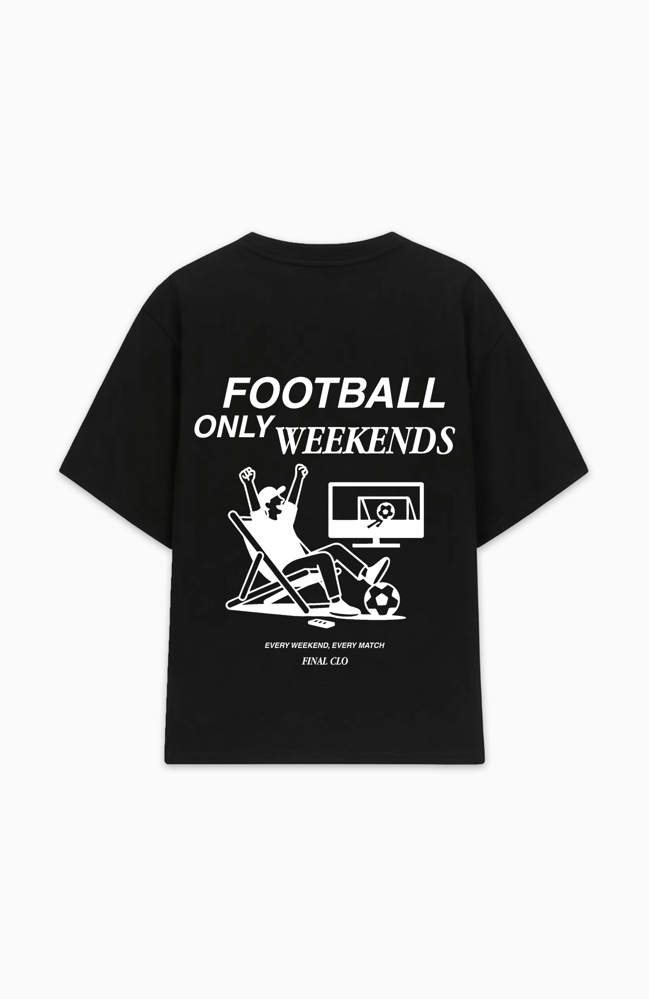 FOOTBALL ONLY WEEKENDS OVERSIZED SHIRT