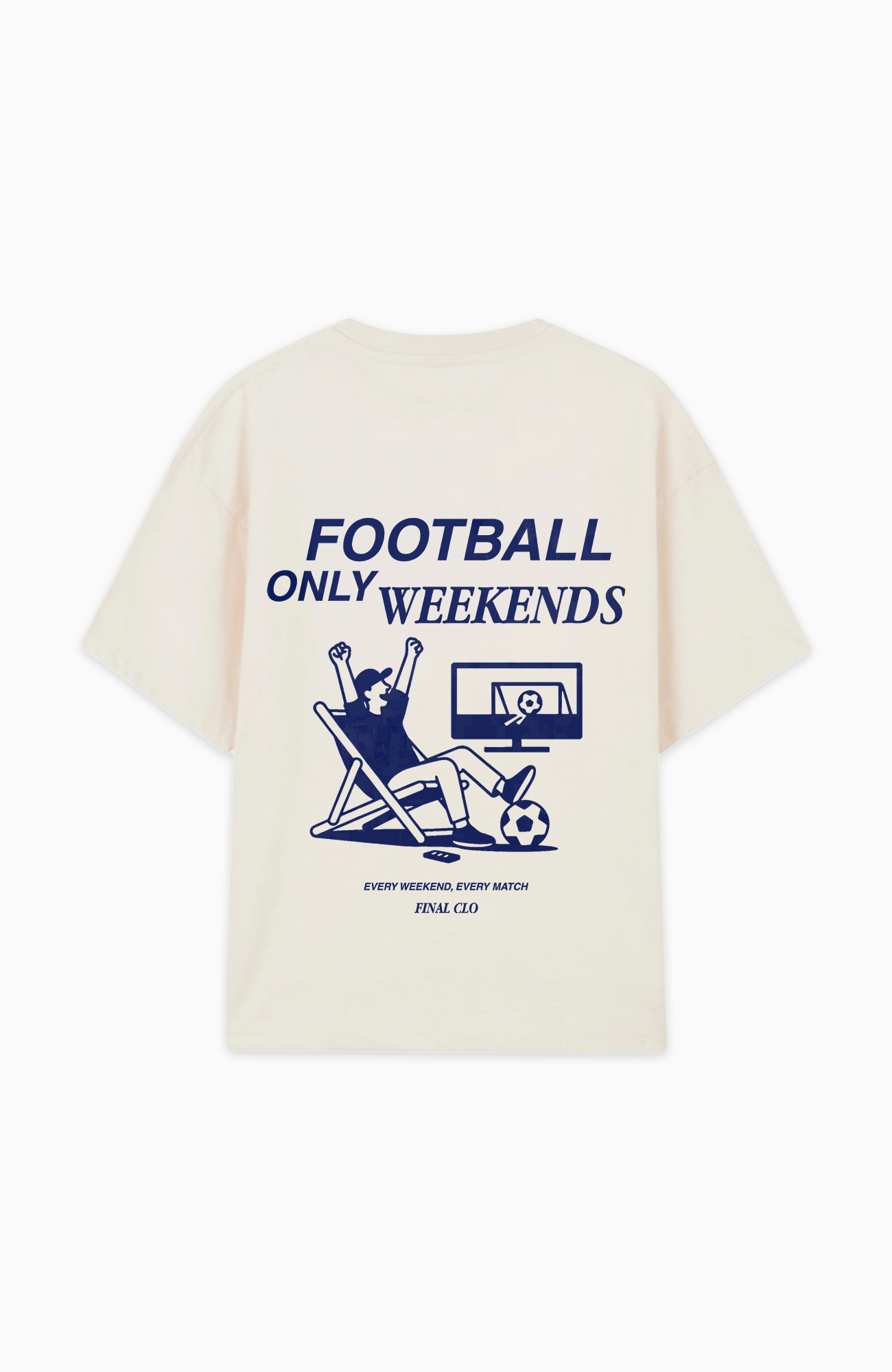FOOTBALL ONLY WEEKENDS OVERSIZED SHIRT