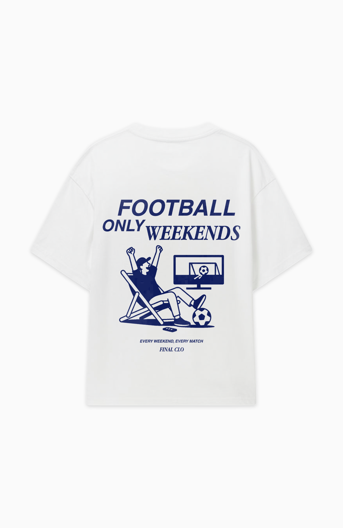 FOOTBALL ONLY WEEKEND OVERSIZED SHIRT