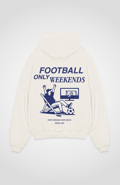 FOOTBALL ONLY WEEKENDS OVERSIZED HOODIE