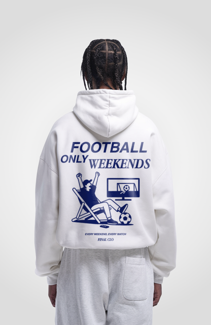 FOOTBALL ONLY WEEKENDS OVERSIZED HOODIE
