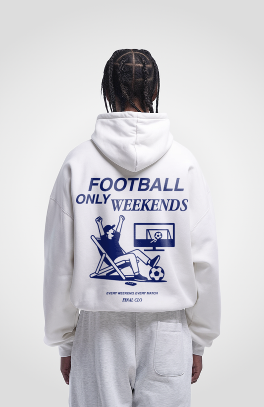 FOOTBALL ONLY WEEKENDS OVERSIZED HOODIE