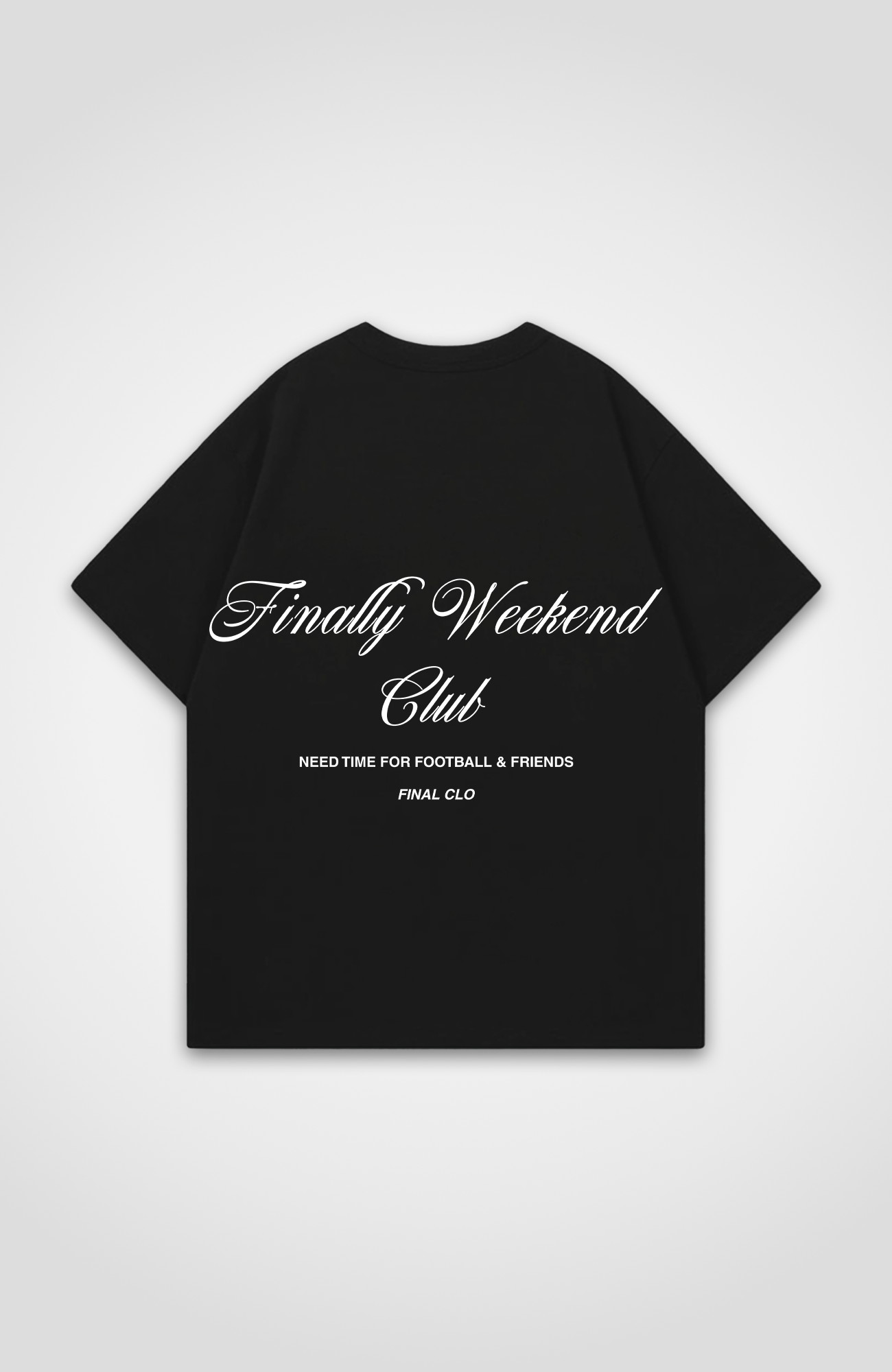 FINALLY WEEKEND CLUB OVERSIZED SHIRT