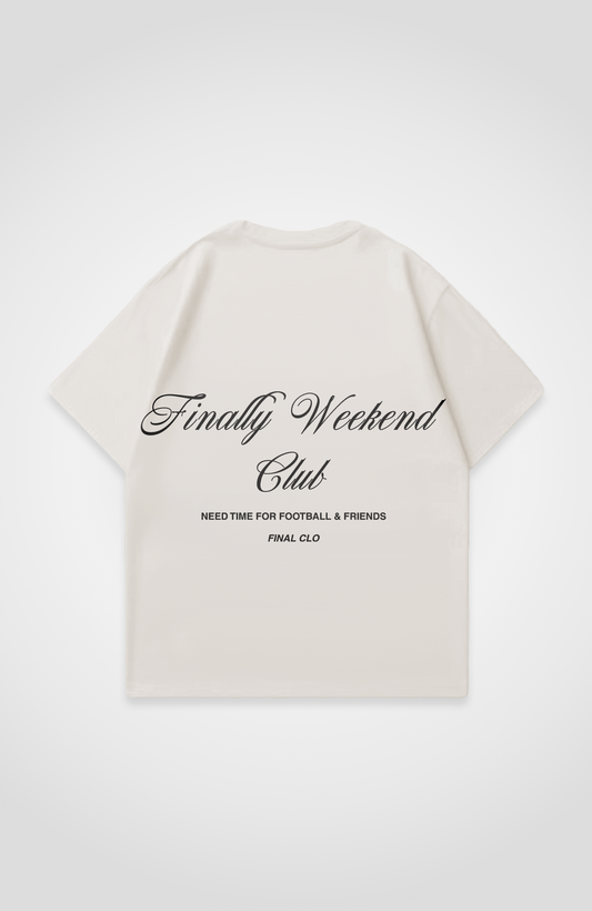 FINALLY WEEKEND CLUB OVERSIZED SHIRT