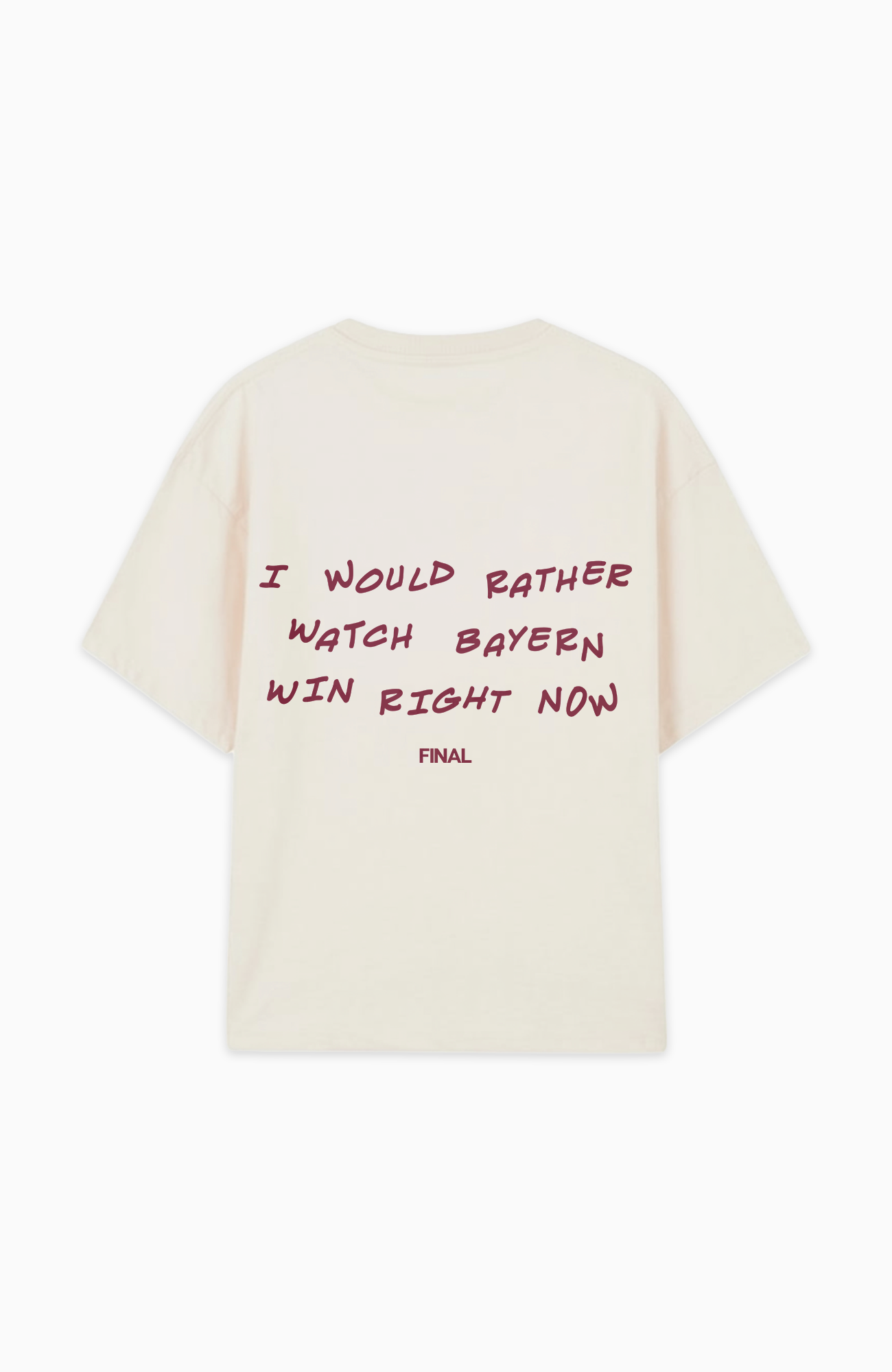 I WOULD RATHER OVERSIZED SHIRT