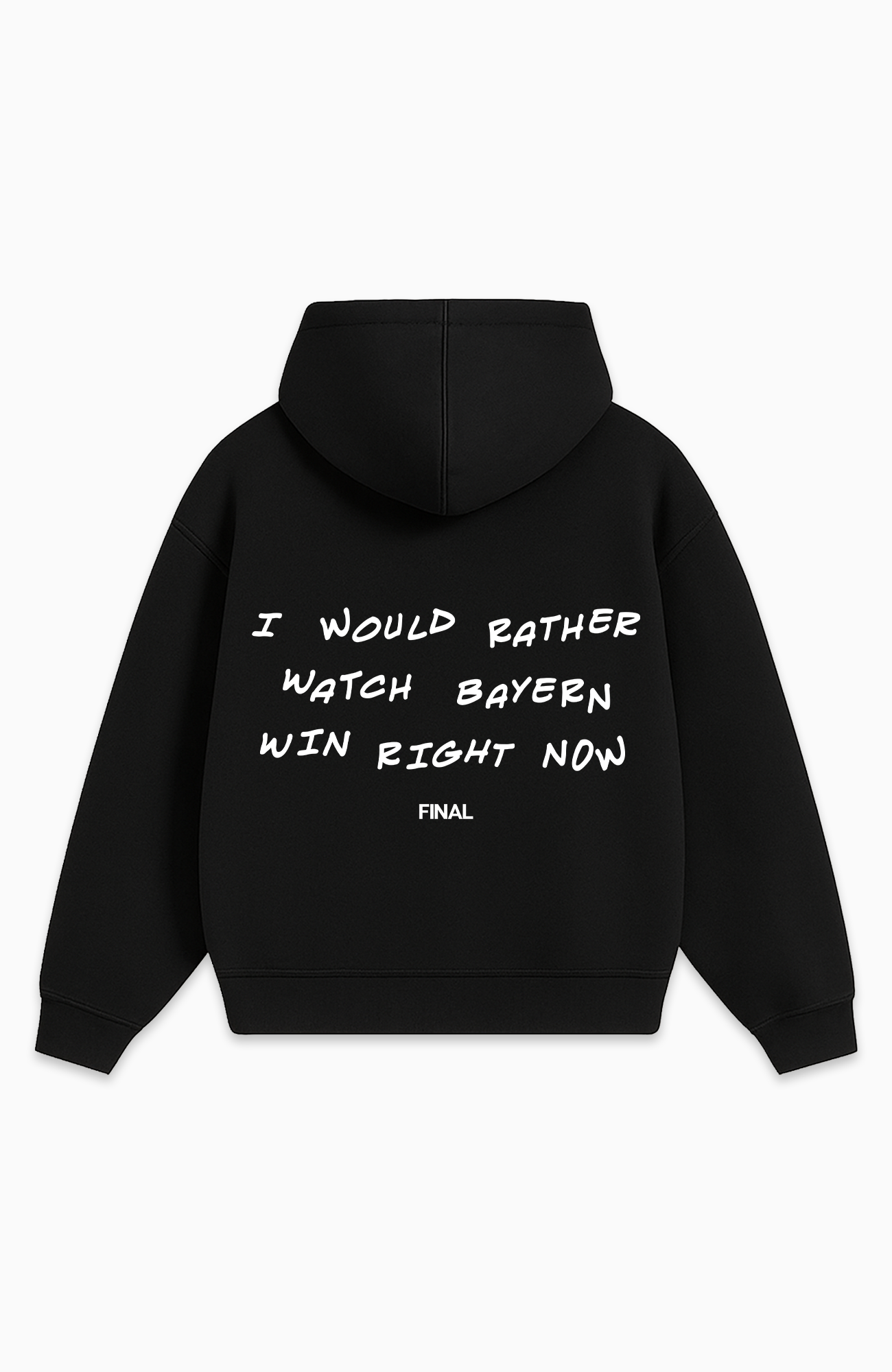 I WOULD RATHER OVERSIZED HOODIE