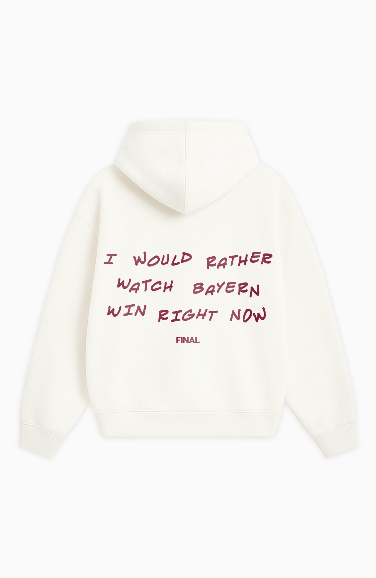 I WOULD RATHER OVERSIZED HOODIE