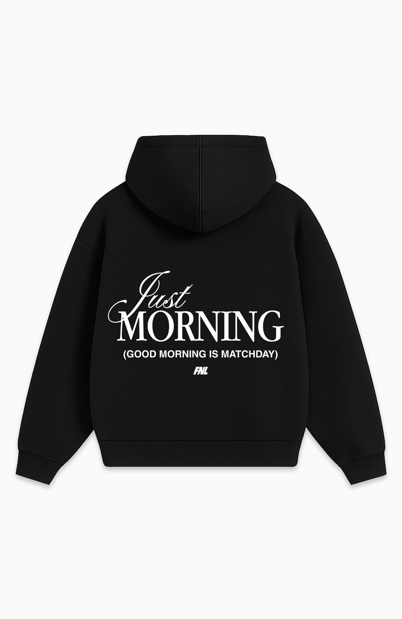 JUST MORNING OVERSIZED HOODIE