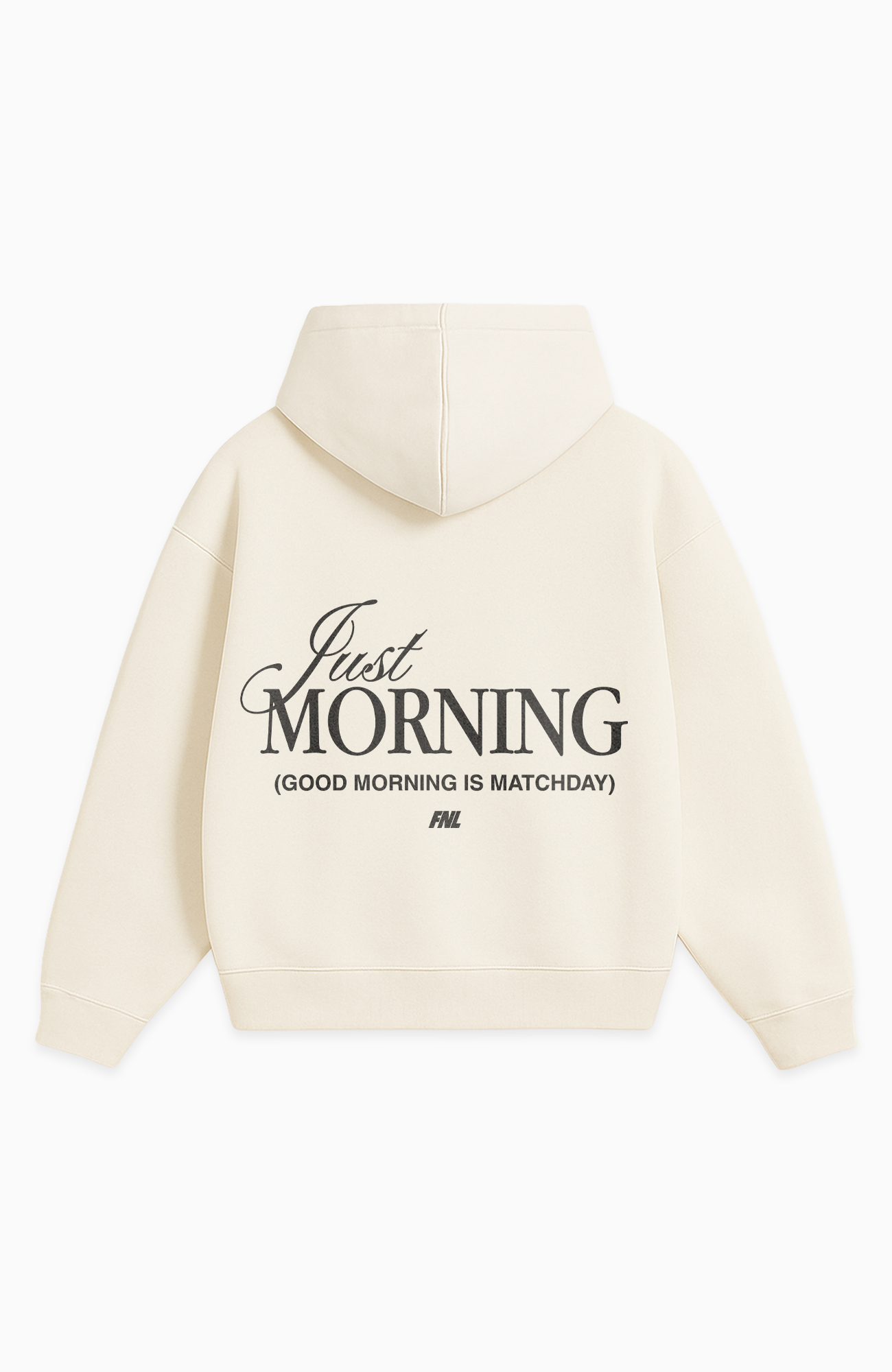 JUST MORNING OVERSIZED HOODIE