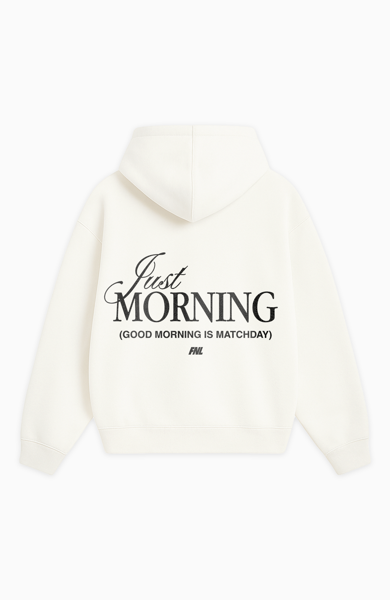 JUST MORNING OVERSIZED HOODIE