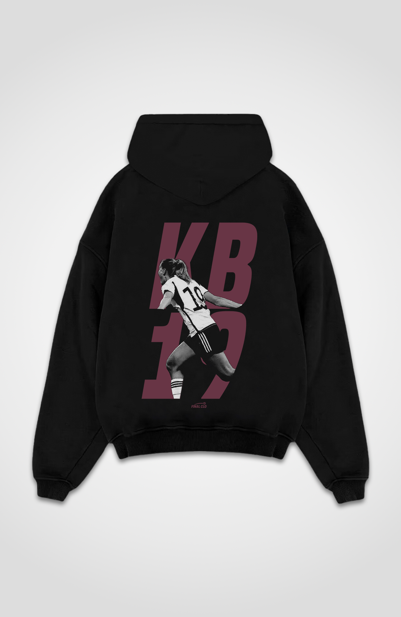KB 19 FOOTBALL MERCH OVERSIZED HOODIE