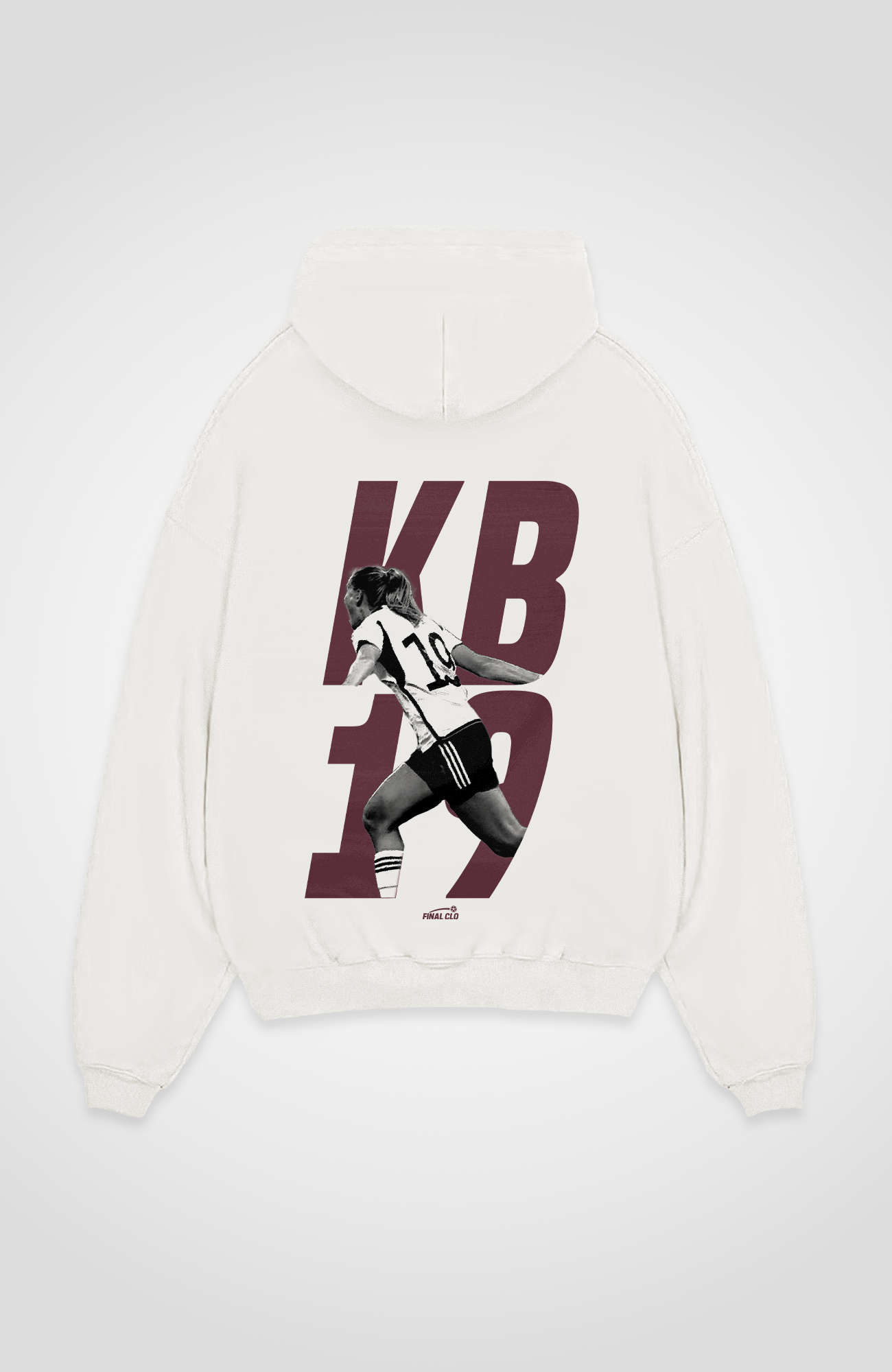KB 19 FOOTBALL MERCH OVERSIZED HOODIE