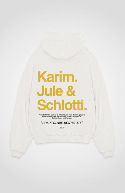 KARIM JULE & SCHLOTTI DORTMUND MERCH OVERSIZED HOODIE