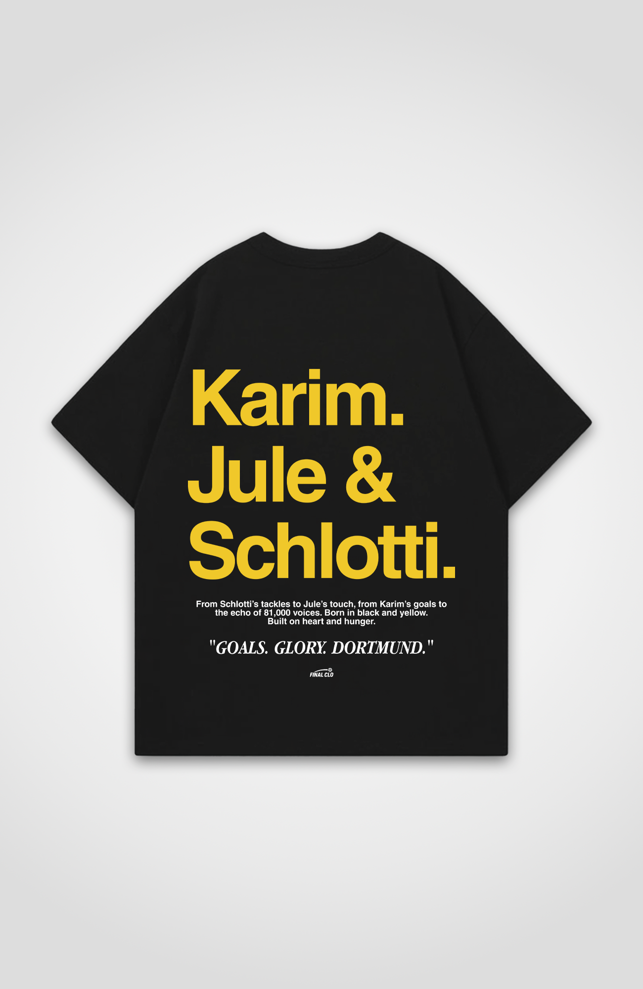 KARIM JULE & SCHLOTTI DORTMUND MERCH OVERSIZED SHIRT