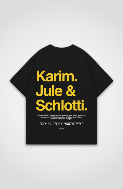 KARIM JULE & SCHLOTTI DORTMUND MERCH OVERSIZED SHIRT