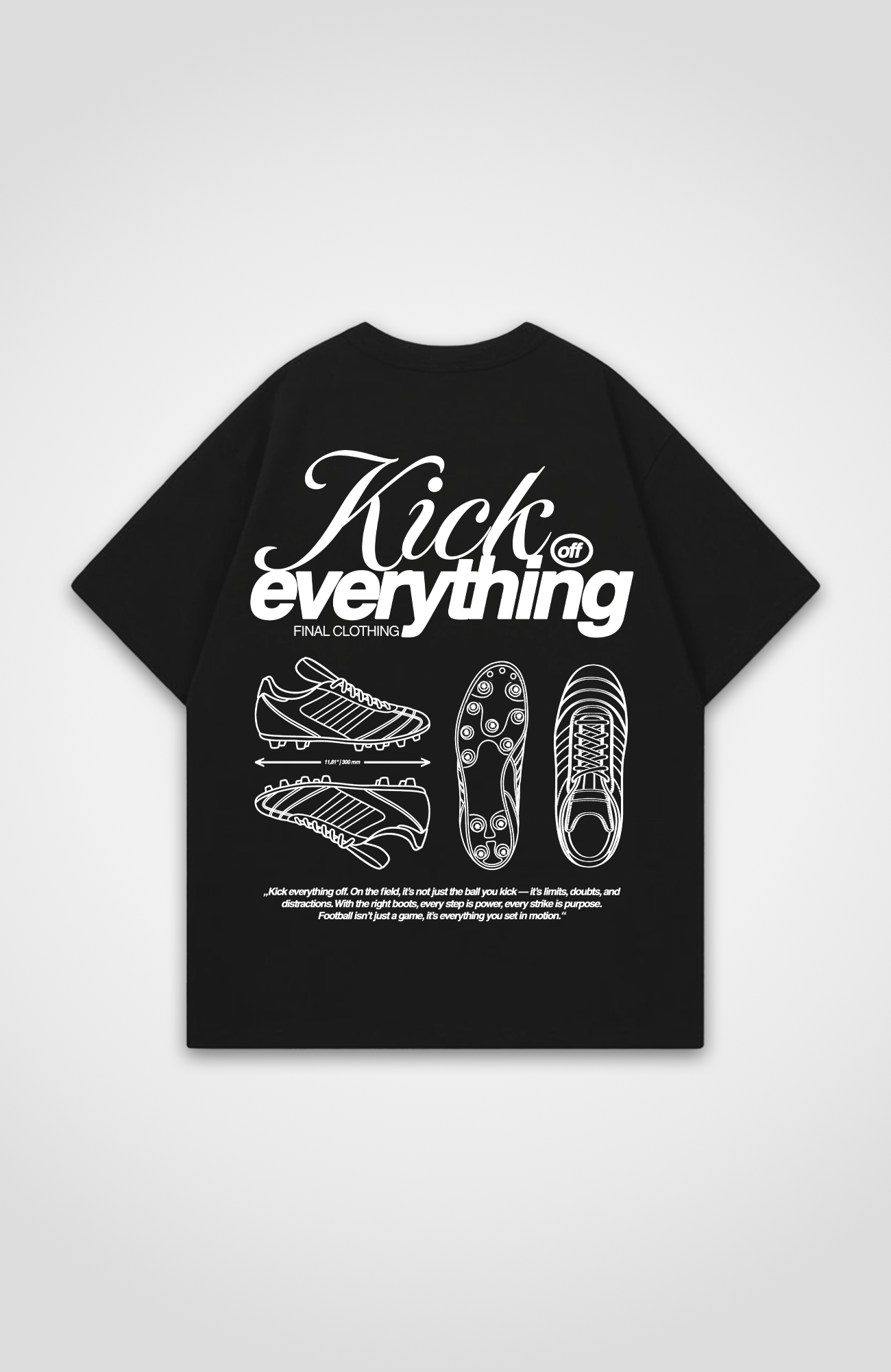 KICK EVERYTHING OVERSIZED SHIRT