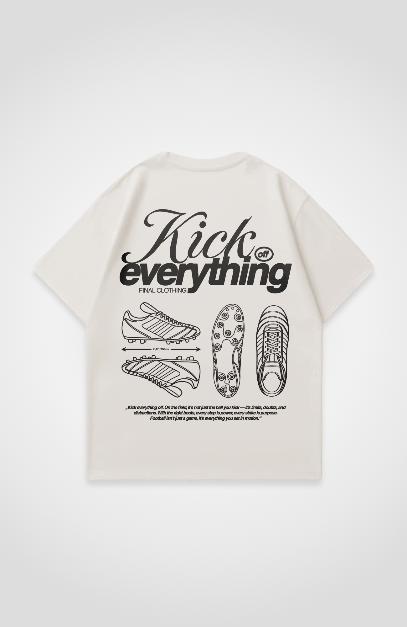 KICK EVERYTHING OVERSIZED SHIRT