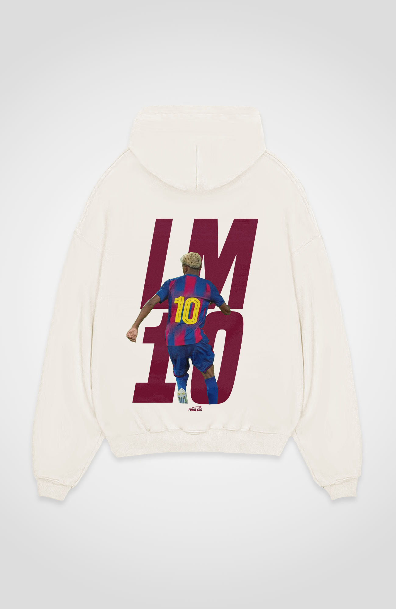 LM 10 FOOTBALL MERCH OVERSIZED HOODIE
