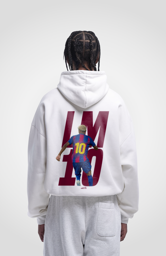 LM 10 FOOTBALL MERCH OVERSIZED HOODIE