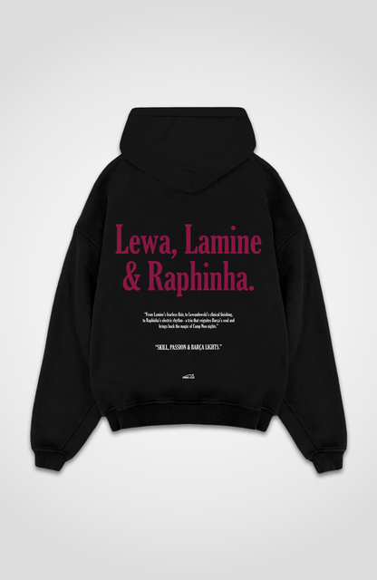 LEWA, LAMINE & RAPHINHA OVERSIZED HOODIE