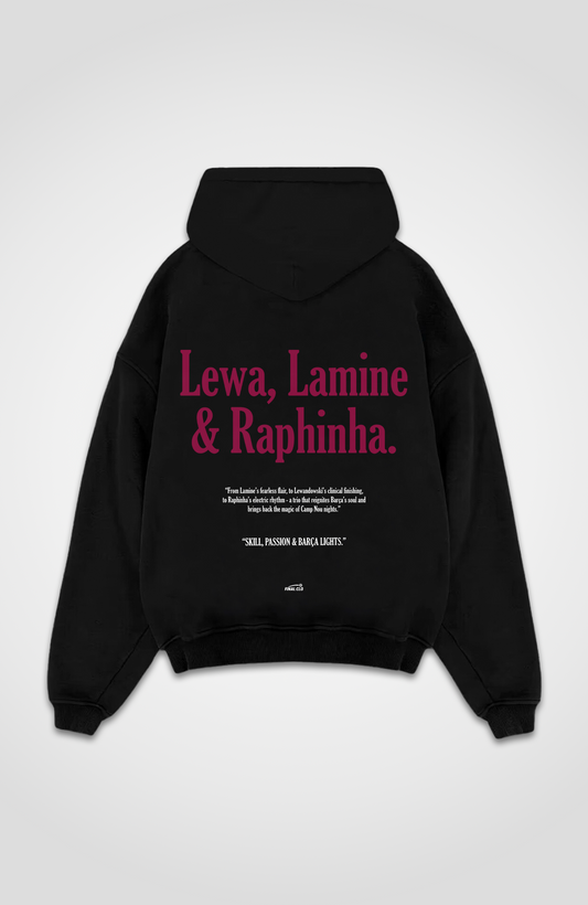 LEWA, LAMINE & RAPHINHA OVERSIZED HOODIE