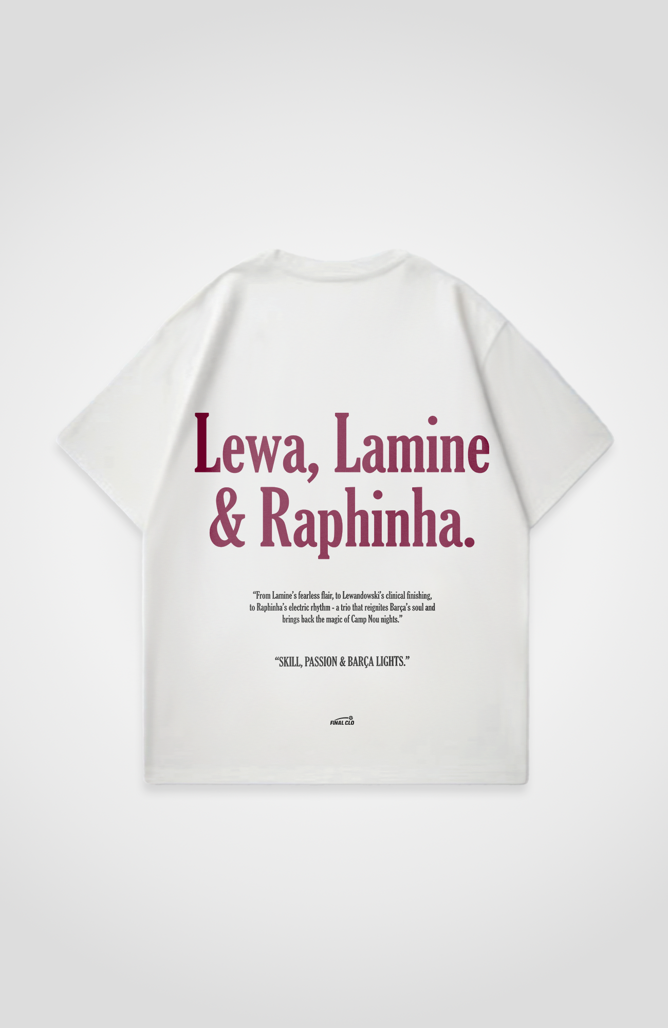 LEWA, LAMINE & RAPHINHA OVERSIZED SHIRT