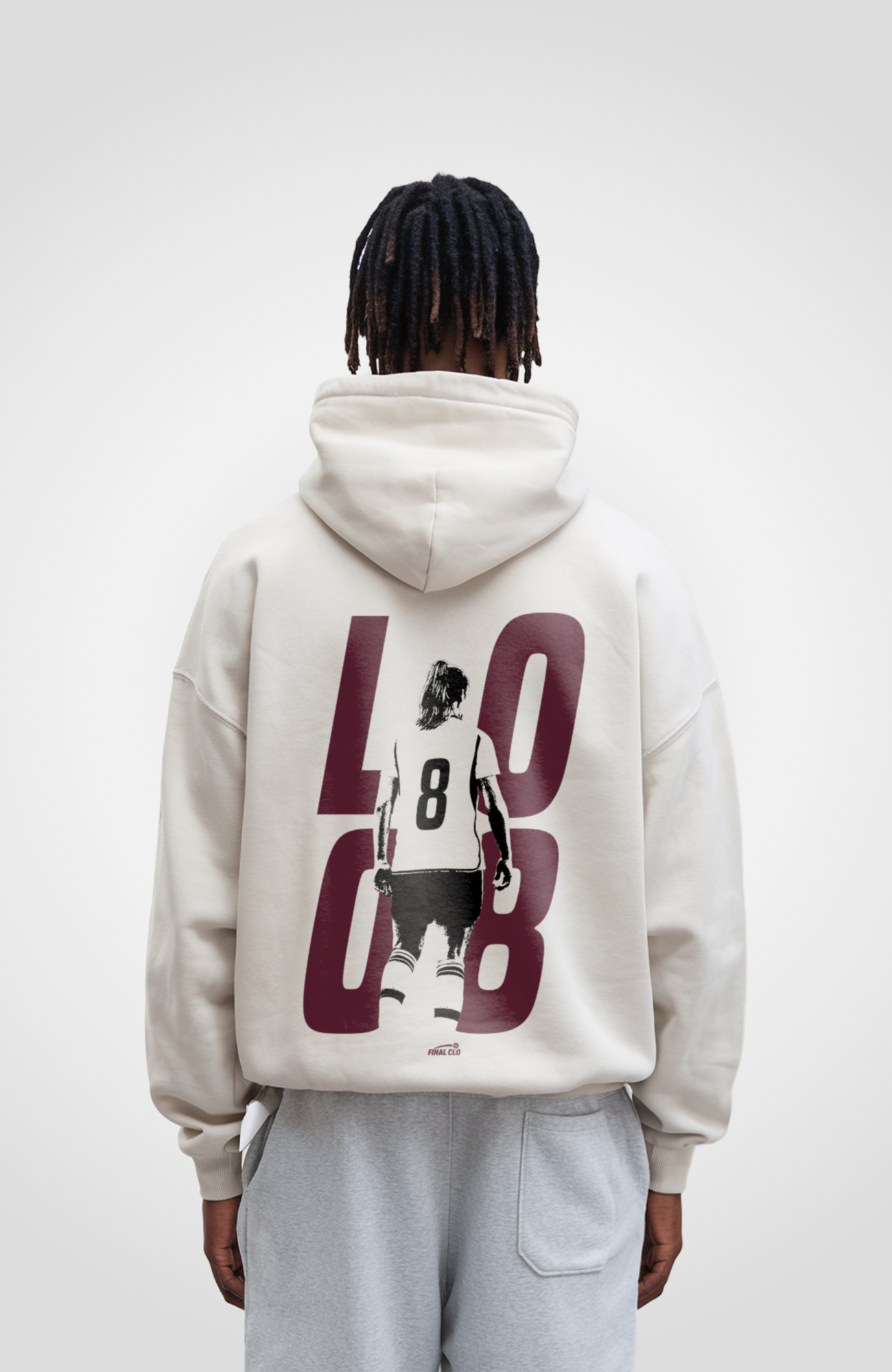 LO 08 FUSSBALL MERCH OVERSIZED HOODIE
