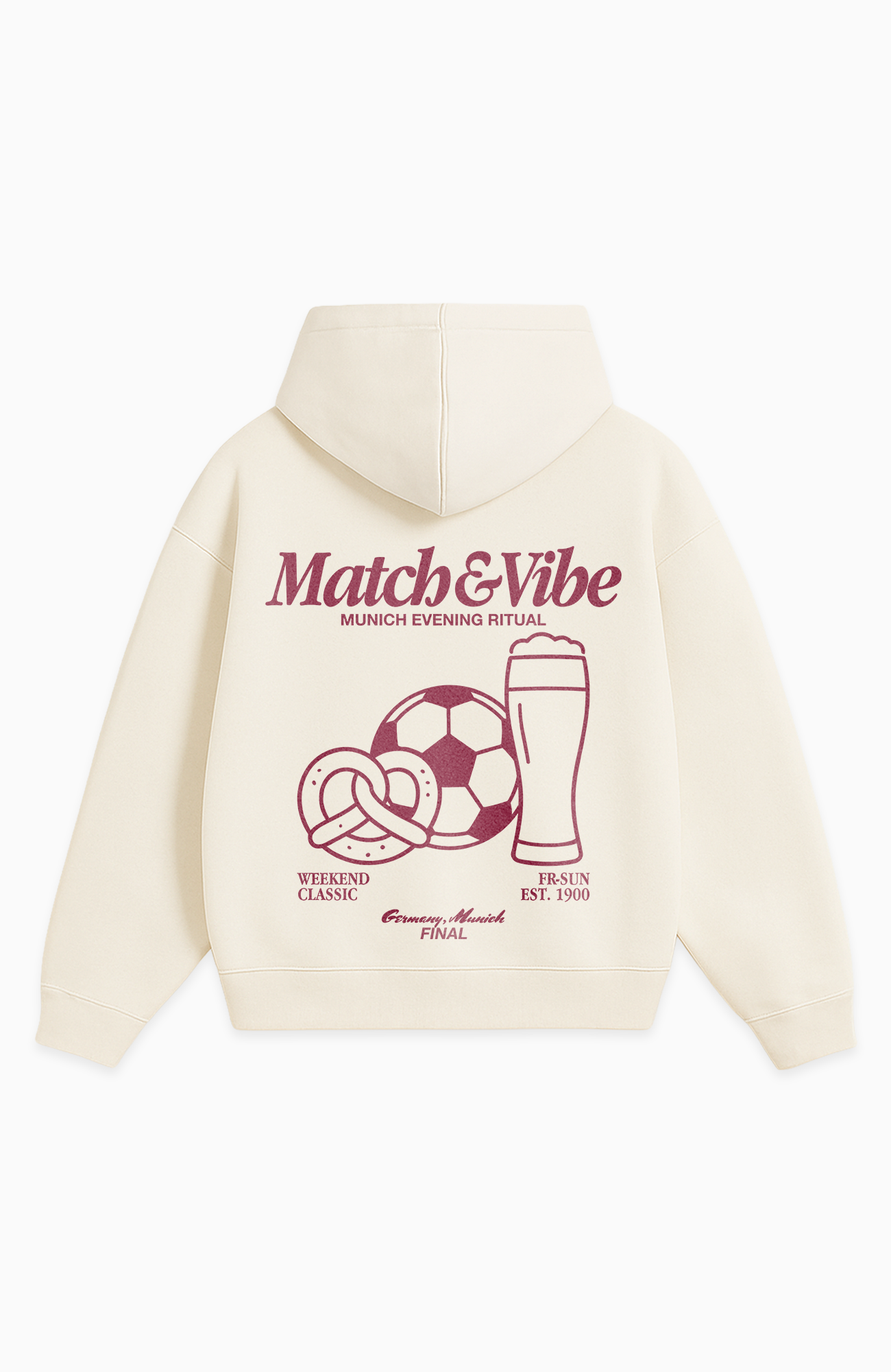 MATCH & VIBE OVERSIZED HOODIE