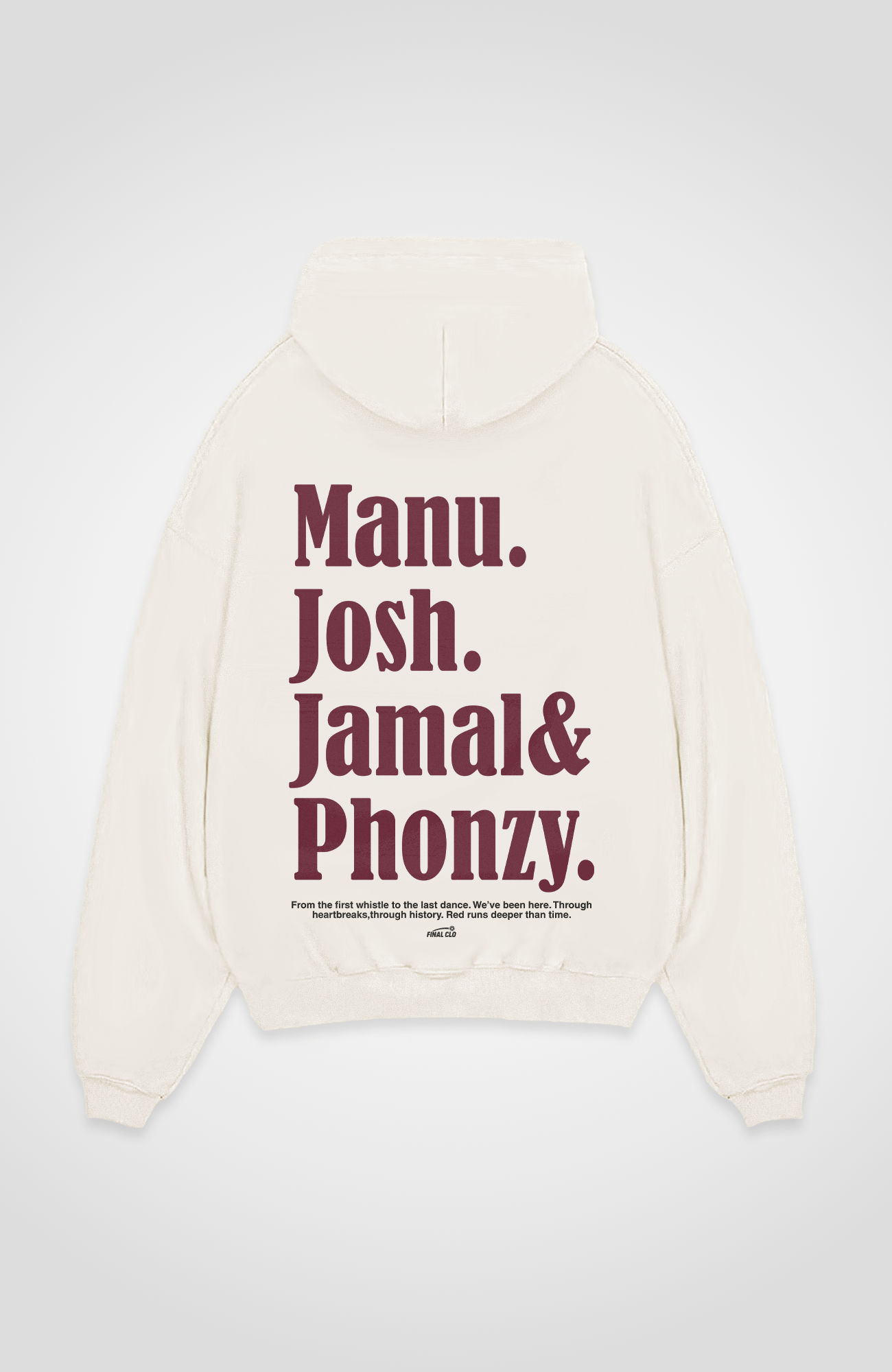 MANU JOSH JAMAL & PHONZY OVERSIZED HOODIE