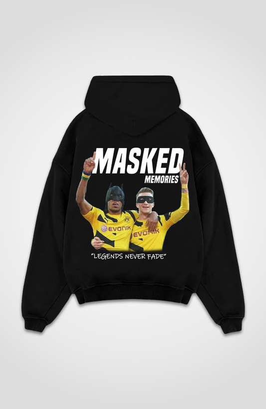 MASKED MEMORIES FOOTBALL MERCH OVERSIZED HOODIE