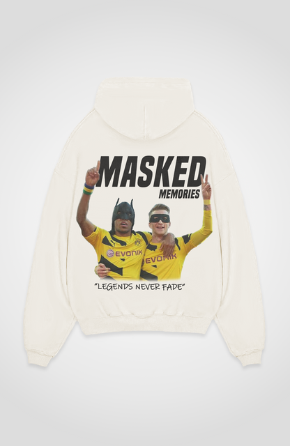 MASKED MEMORIES FOOTBALL MERCH OVERSIZED HOODIE