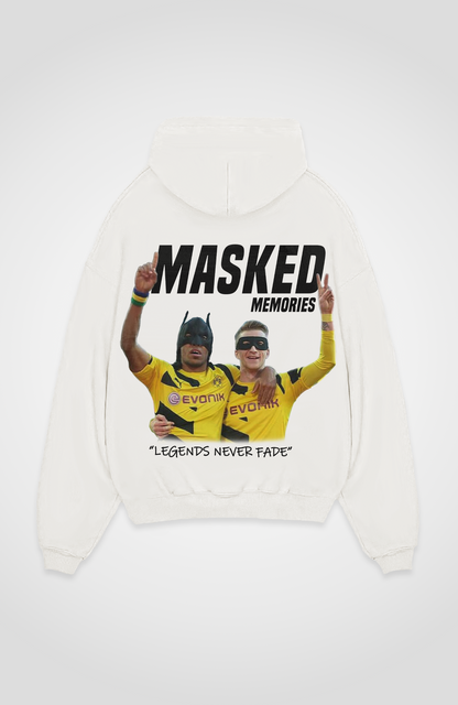 MASKED MEMORIES FOOTBALL MERCH OVERSIZED HOODIE