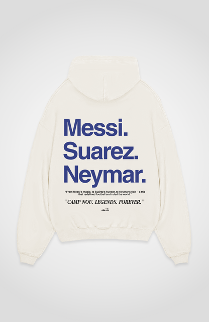 MESSI SUAREZ NEYMAR OVERSIZED HOODIE