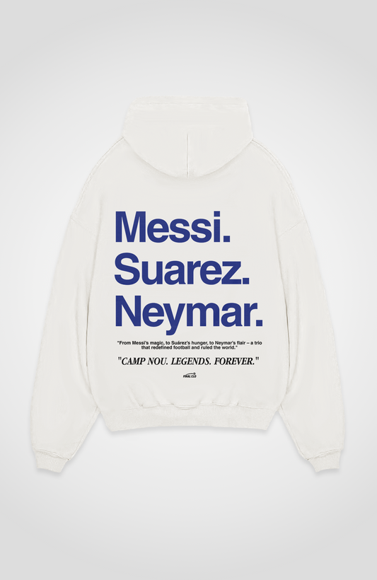 MESSI SUAREZ NEYMAR OVERSIZED HOODIE