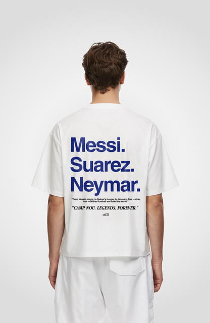 MESSI SUAREZ NEYMAR OVERSIZED SHIRT