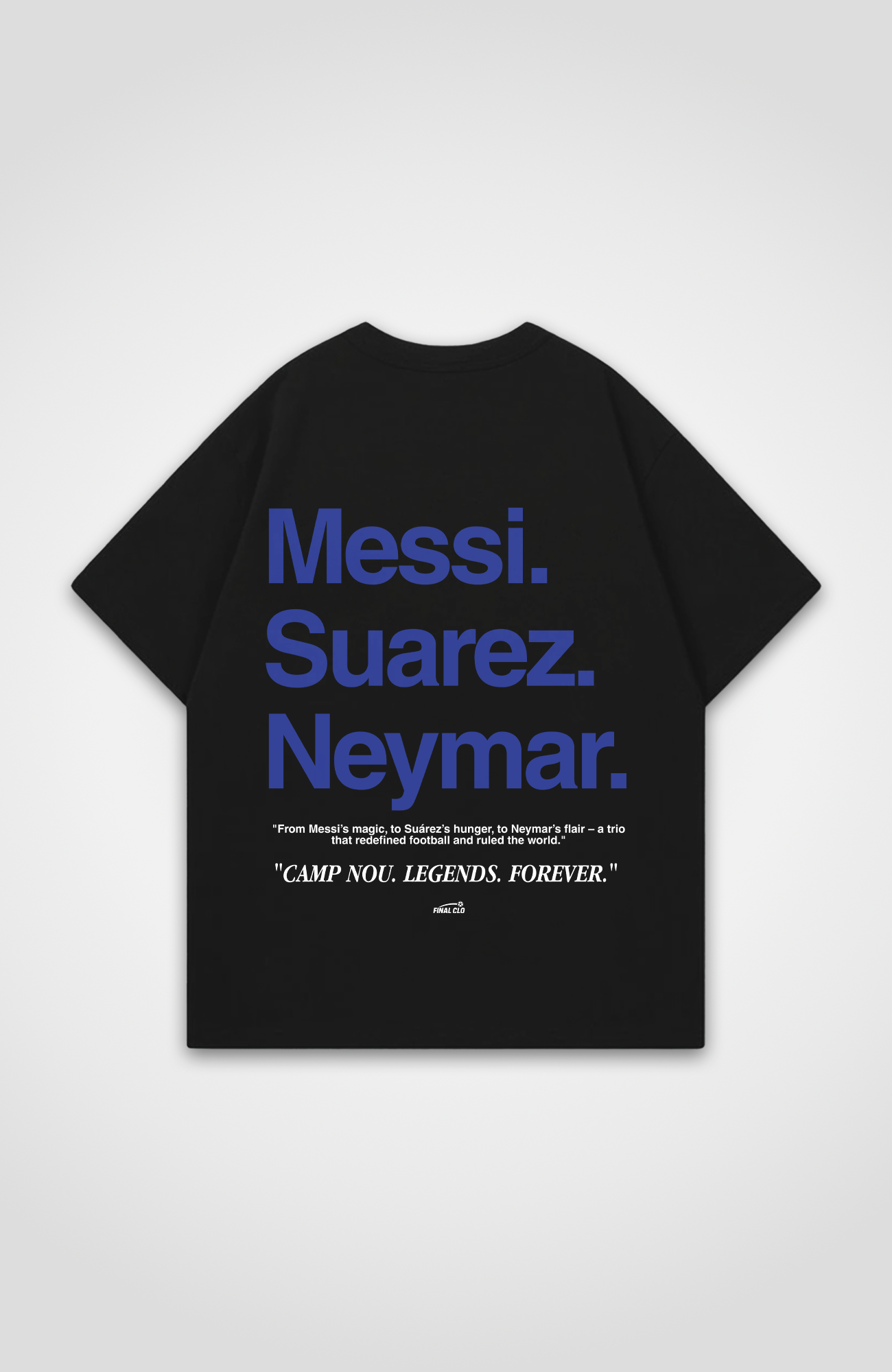 MESSI SUAREZ NEYMAR OVERSIZED SHIRT
