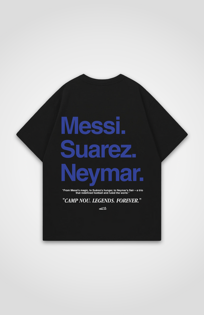 MESSI SUAREZ NEYMAR OVERSIZED SHIRT