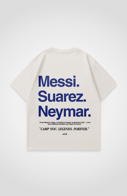 MESSI SUAREZ NEYMAR OVERSIZED SHIRT