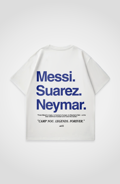 MESSI SUAREZ NEYMAR OVERSIZED SHIRT