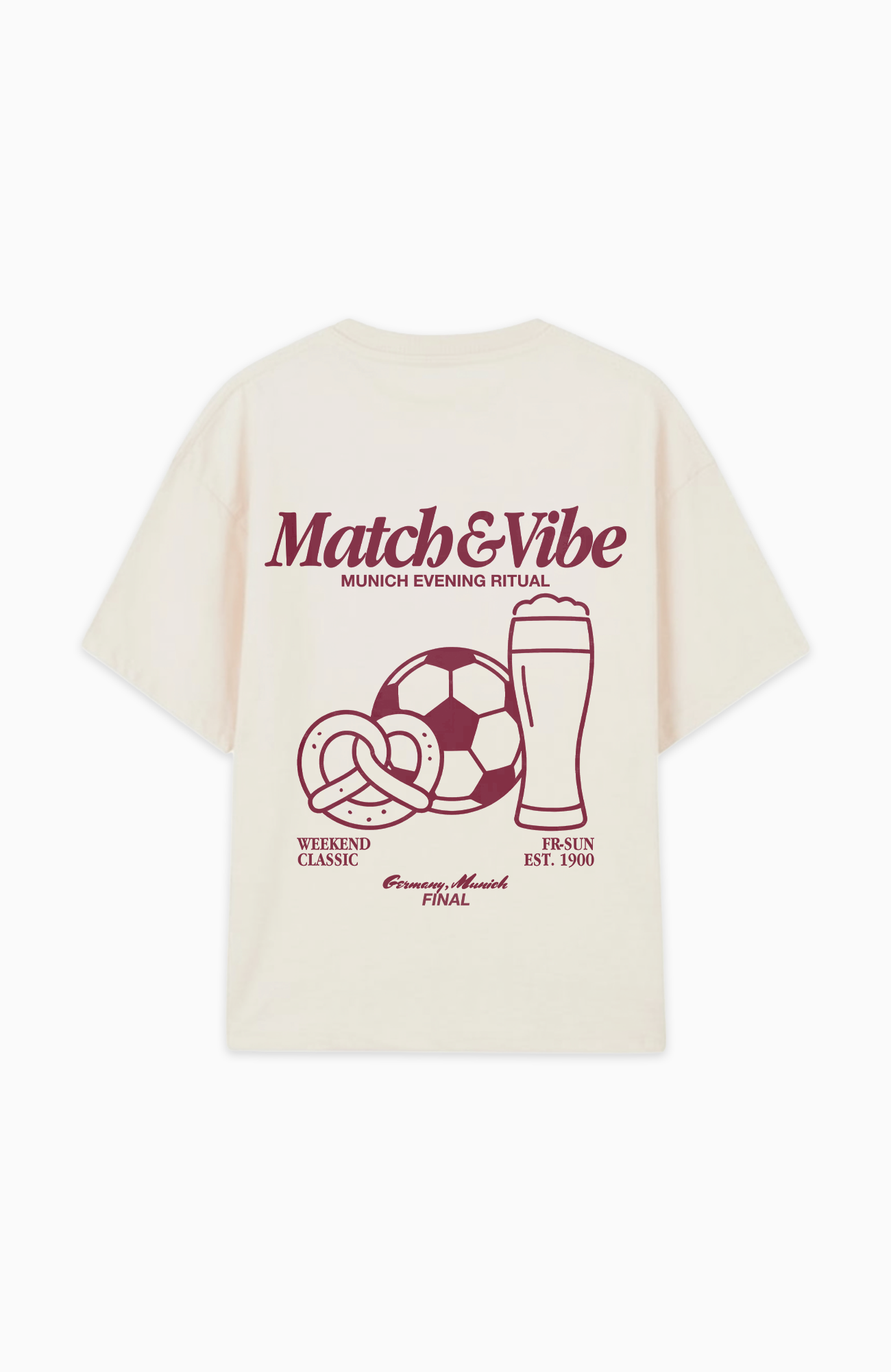 MATCH & VIBE OVERSIZED SHIRT