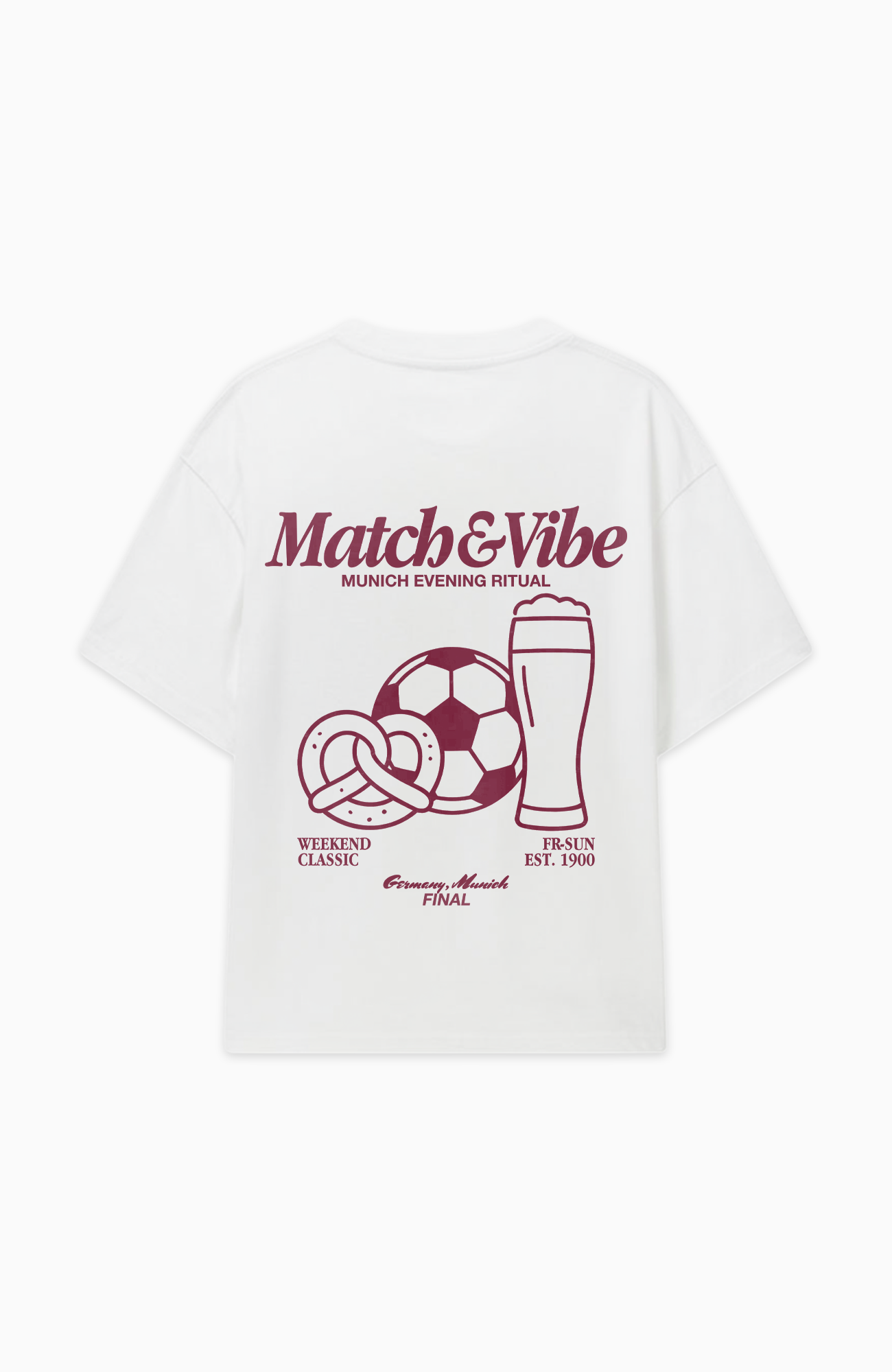 MATCH & VIBE OVERSIZED SHIRT